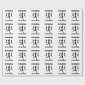 Hardlopen tilt mijn humeur op cadeaupapier (Vlak)