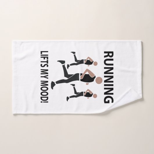 Hardlopen tilt mijn humeur op handdoek (Handdoek)