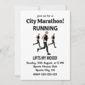 Hardlopen tilt mijn humeur op kaart (Voorkant)