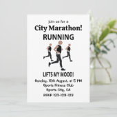 Hardlopen tilt mijn humeur op kaart (Staand voorkant)