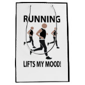 Hardlopen tilt mijn humeur op medium cadeauzakje (Voorkant)