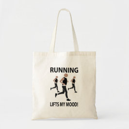 Hardlopen tilt mijn humeur op tote bag