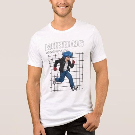 Hardlopen Tri-Blend Shirt (Voorkant)