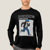 Hardlopen Tri-Blend Shirt (Voorkant volledig)