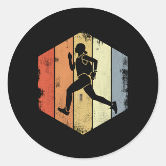 Hardlopen Triatlete Jogging Ronde Sticker