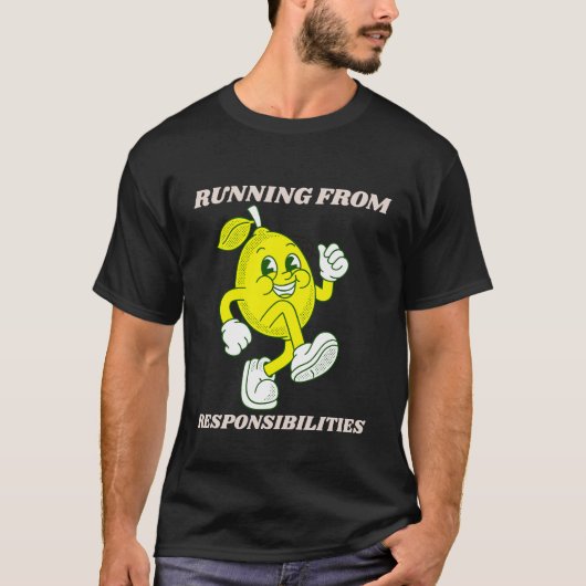 Hardlopen van Verantwoordelijkheden T-shirt – Funn (Voorkant)