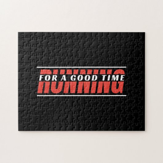 Hardlopen voor een goede tijd - Runner Mindset Legpuzzel (Horizontaal)