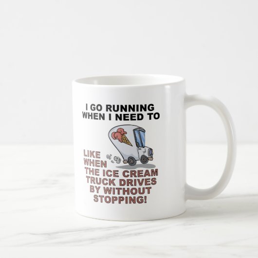Hardlopen Voor Ijsje Grappige Mok (Rechts)