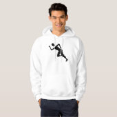 Hardlopen - Zwart Hoodie (Voorkant volledig)