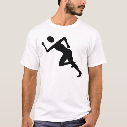 Hardlopen - Zwart T-shirt (Voorkant)