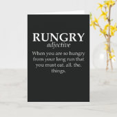 Hardlopende Kaarten Renner Marathon Grappige Marat (Gele Bloem)