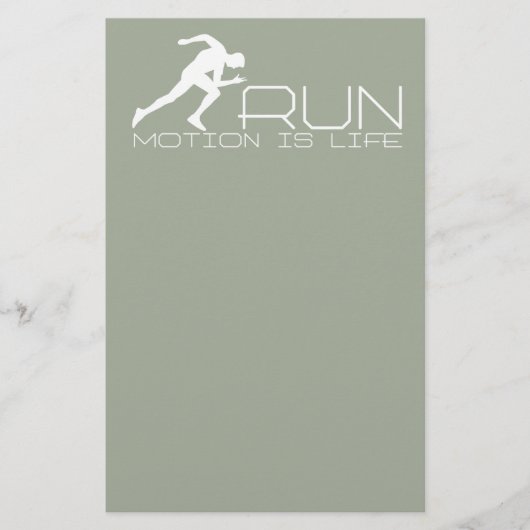 Hardlopende man flyer (Voorkant)