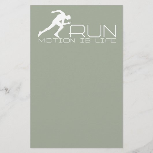 Hardlopende man flyer (Achterkant)