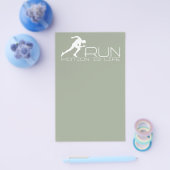 Hardlopende man flyer (Enkel)