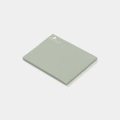 Hardlopende man post-it® notes (Schuin)