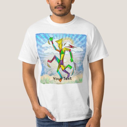 Hardlopende Man T-shirt (Voorkant)