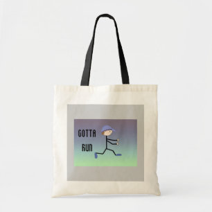 Hardlopende Man Tote Bag
