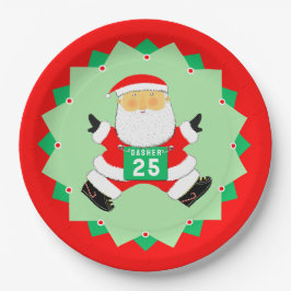 Hardlopende Renner Kerstvakantie Papieren Bordje