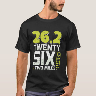 Hardloper 26.2 TWENTY SIX POINT TWO MILES Grappige T-shirt