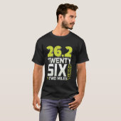 Hardloper 26.2 TWENTY SIX POINT TWO MILES Grappige T-shirt (Voorkant volledig)