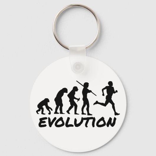 Hardloper Evolutie Sleutelhanger (Voorkant)
