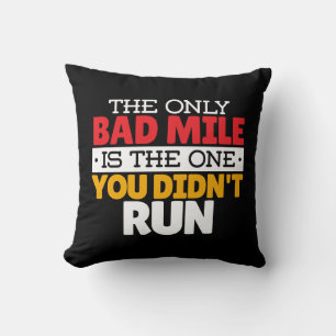 Hardloper - Grappige slechte kilometer hardloop ci Kussen