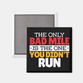 Hardloper - Grappige slechte kilometer hardloop ci Magneet (Voorkant / Achterkant)