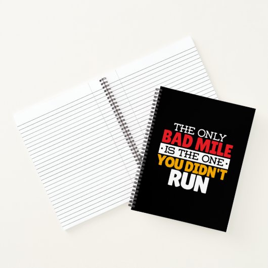 Hardloper - Grappige slechte kilometer hardloop ci Notitieboek (Binnen)