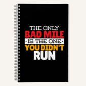 Hardloper - Grappige slechte kilometer hardloop ci Notitieboek (Voorkant)