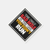 Hardloper - Grappige slechte kilometer hardloop ci Servet (Hoek)