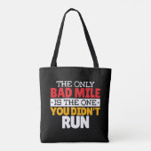 Hardloper - Grappige slechte kilometer hardloop ci Tote Bag (Achterkant)