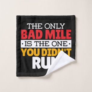 Hardloper - Grappige slechte kilometer hardloop ci Washandje