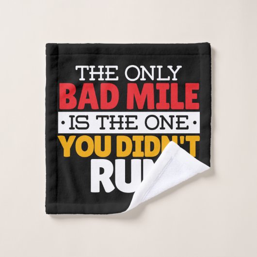Hardloper - Grappige slechte kilometer hardloop ci Washandje (Wasdoekje)