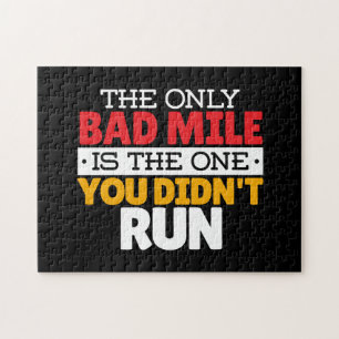 Hardloper - Grappige slechte kilometer hardloopcit Legpuzzel