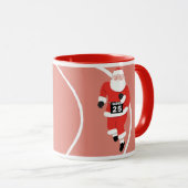 Hardloper Kerstcadeau Mok (Voorkant rechts)