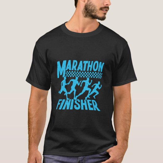 Hardloper MARATHON FINISHER Hardlopen Grappige Mar T-shirt (Voorkant)
