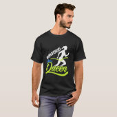 Hardloper MARATHON KONINGIN Hardlopen Grappige Mar T-shirt (Voorkant volledig)