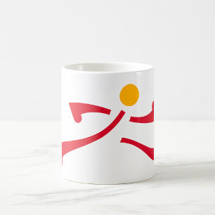 Hardloper pictogram koffiemok