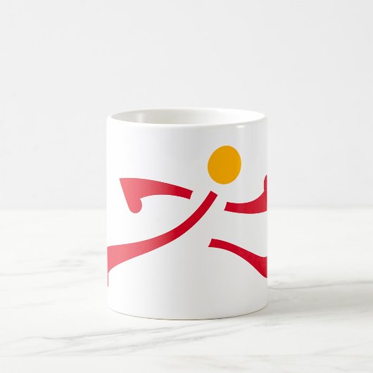 Hardloper pictogram koffiemok