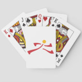 Hardloper pictogram pokerkaarten (Achterkant)