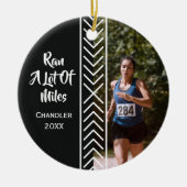 Hardlopercadeau Hardlopen Marathon Mijlen Marathon Keramisch Ornament (Voorkant)