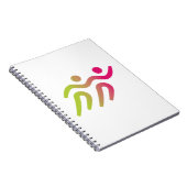 hardlopers groep illustratie notitieboek (Rechterzijde)