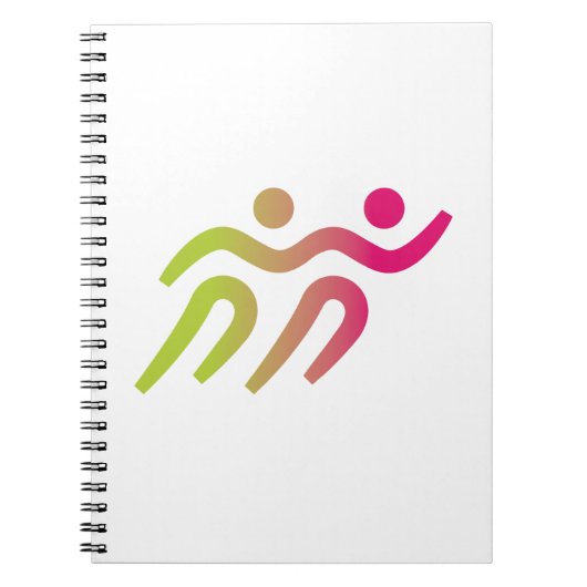 hardlopers groep illustratie notitieboek (Voorkant)