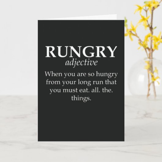 Hardlopers Kaarten Renner Marathon Grappige Marath (Gele Bloem)