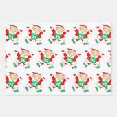 Hardlopers Kerstcadeau Inpakpapier Vel (Voorkant 2)