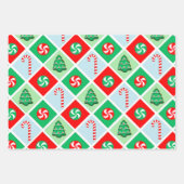 Hardlopers Kerstcadeau Inpakpapier Vel (Voorkant 3)