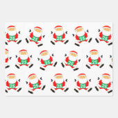 Hardlopers Kerstcadeau Inpakpapier Vel (Voorkant 2)