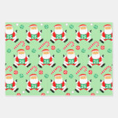 Hardlopers Kerstcadeau Inpakpapier Vel (Voorkant)