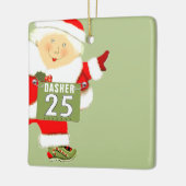 Hardlopers Kerstcadeau Keramisch Ornament (Links)