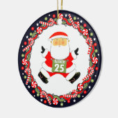 Hardlopers Kerstcadeau Keramisch Ornament (Links)
